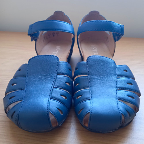 Hotter womens blue leather - hotter,