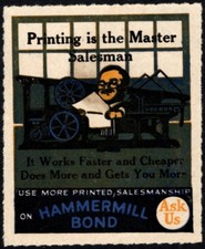 Vintage US Poster Stamp