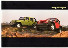 Jeep Wrangler 2009-10 UK Market Sales Brochure Sport Sahara Rubicon Unlimited