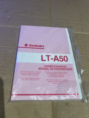 2001 suzuki lta50 owners - 2001,