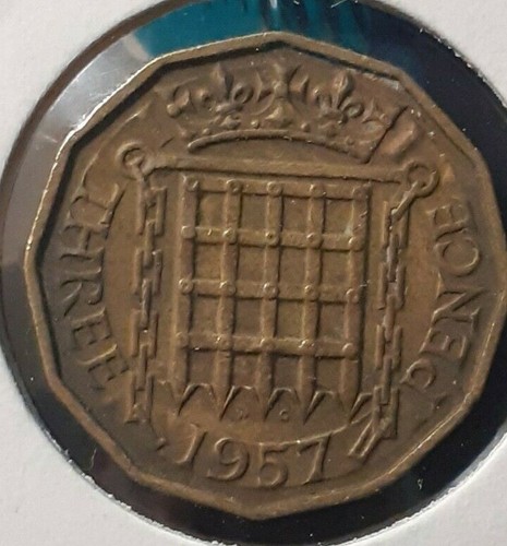 Elizabeth three pence brass - ii,