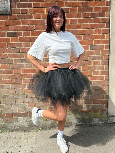 Black tutu skirt - black,