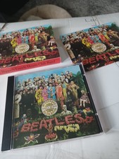 Sgt. Pepper's Lonely Hearts Club Band The Beatles CD 1987 Slipcase + Booklet