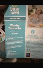 Little Town Wooden Toaster Set