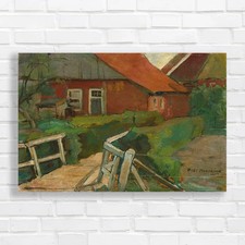 Cottage Landscape Oil Painting