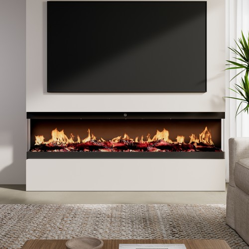 Fire placed heater panoramic - placed,
