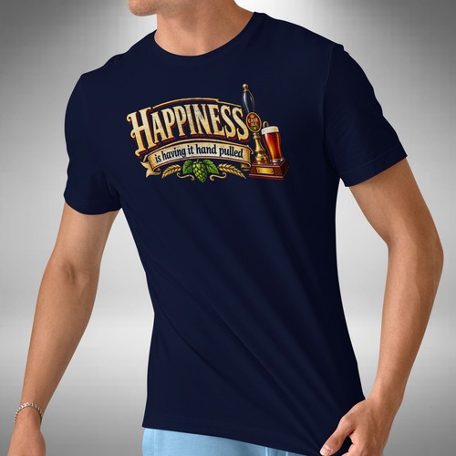 Funny beer shirt happiness - funny,