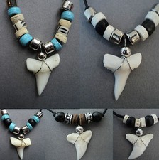 SHARK TOOTH NECKLACE beaded