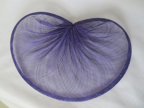 Purple sinamay gathered - sinamay,
