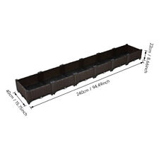 Trough Plant Pot Long Plastic