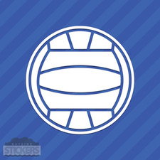 Water Polo Ball Vinyl Decal Sticker