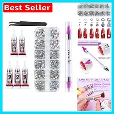 Crystal AB Rhinestones Set