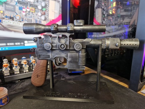 Han solo blaster prop - blaster, *3d