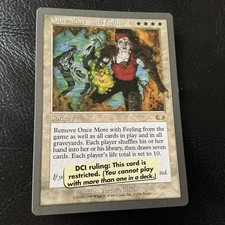 Once More With Feeling Mtg This Card Is Restricted NM