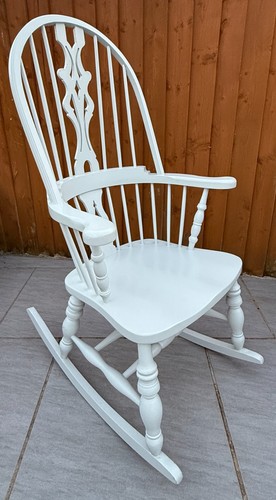 Vintage wooden rocking chair - vintage,