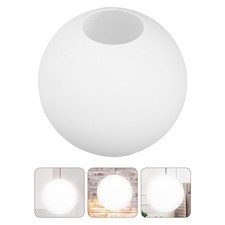  White Frosted Glass Globe