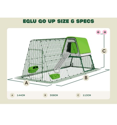 Omlet eglu with 1 - go, up