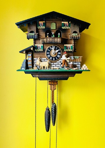 German cuckoo clock chalet - clock,