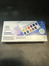 Winsor and Newton Cotman Watercolour Sketchers Pocket Set 13 Half Pans-NEW 🎨🖌️