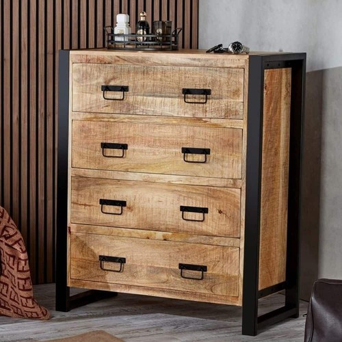 Solid reclaimed wood four - wood,
