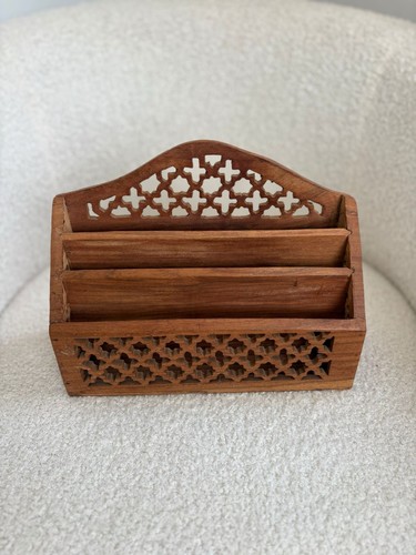 Vintage wooden letter - letter, rack