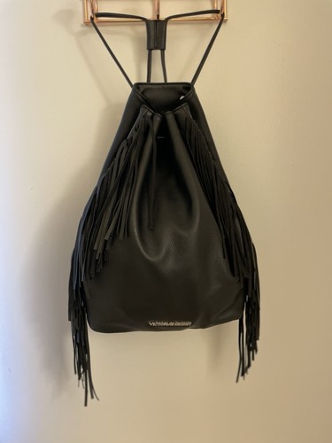 Victoria secret black fringe - victoria's,