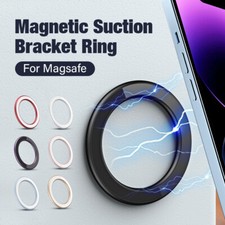 Magnetic MagSafe Ring Holder Sticker Mount Stand For iPhone 15 14 13 12 Pro Max