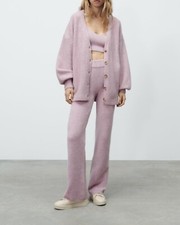 Zara co ord set knit cardigan