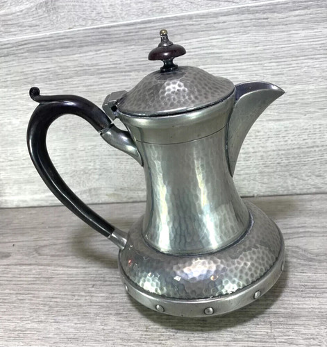 Art nouveau hammered - art, pewter