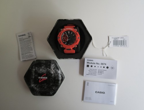 Casio shock men - men's, carbon