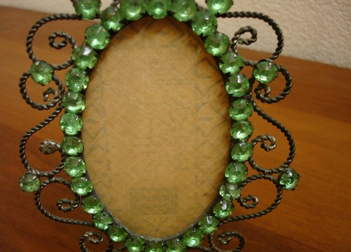 Hancrafted india oval green - india,