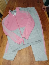 Adidas Pink &Grey Tracksuit