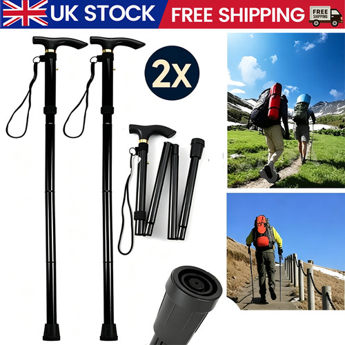Folding walking stick - walking,