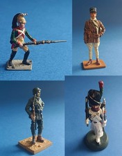 Lot of 4 Miniature Soldiers