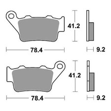 BRAKE PADS SBS 675RQ ROYAL