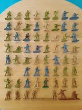62 x Lesney Matchbox 1/72 WW2 GERMAN, BRITISH & US INFANTRY Rare Vintage Figures