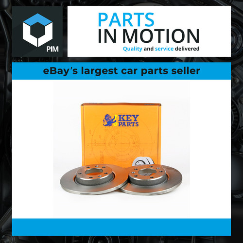 Brake discs pair solid fits - 2x,