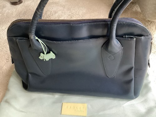 Radley ladies navy handbag - ladies,