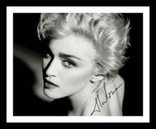 Madonna Autograph Signed &