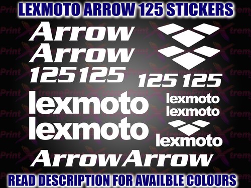 Lexmoto arrow scooter - scooter, stickers