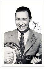 GEORGE FORMBY Signed Autograph PHOTO Signature Fan Gift Print Cleaning Windows