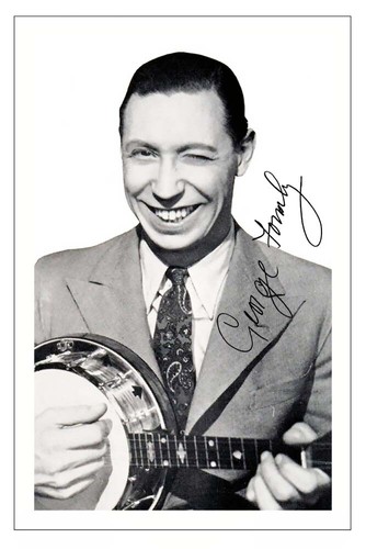 George formby signed autograph - signed,