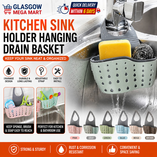 Kitchen hanging storage - kitchen, drain
