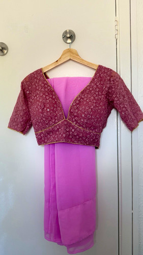 Women pink embroidered - pink,