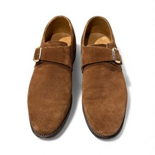 Herring Brown Suede Monk Strap