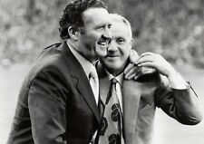 Jock Stein and Bill Shankly Scottish Legends BW POSTER