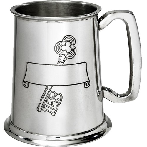 Pewter beaker 18th birthday - 18th,