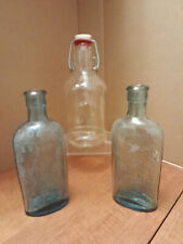 2 WOODWARD CHEMIST NOTTINGHAM BOTTLES + POP BOTTLE