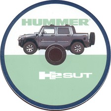 HUMMER H2 SUT CD-ROM Press Kit PC Military Humvee GM Army Vehicle Promo Photos