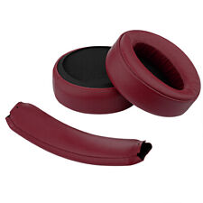Geekria Earpad + Headband Compatible with SONY MDR-XB950BT Headphone (Dark Red)